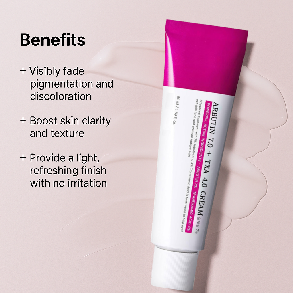 Arbutin 7% & Tranexamic Acid 4% Brightening Cream
