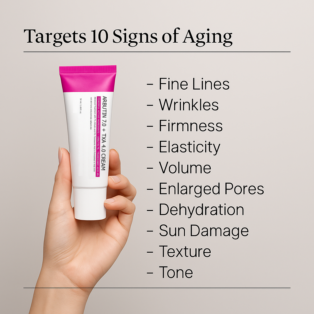 Arbutin 7% & Tranexamic Acid 4% Brightening Cream